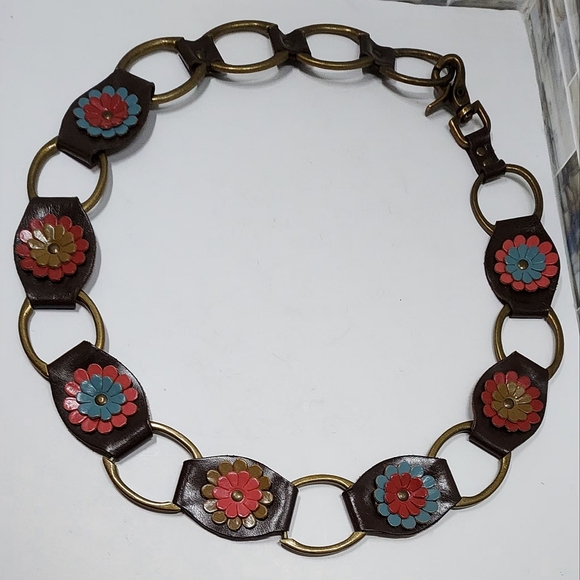 Retro Vintage Leather Belt - Picture 3 of 9